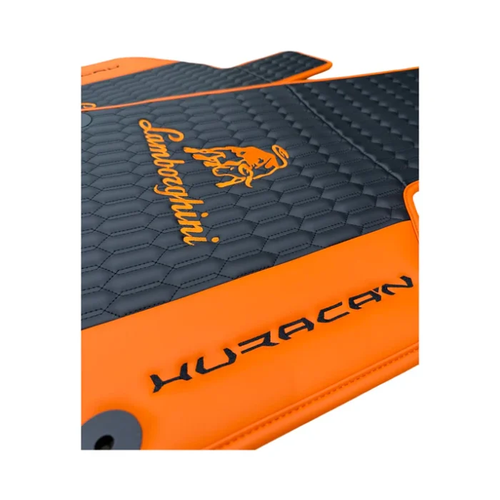 Lamborghini Huracan Floor Mats orange 2