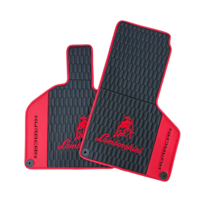 Lamborghini Huracan Floor Mats red 1