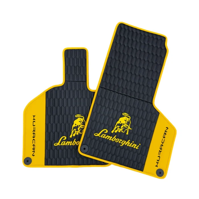 Lamborghini Huracan Floor Mats yellow 1